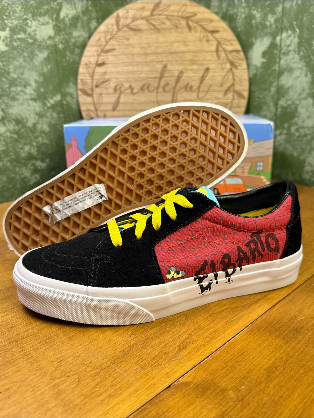 Vans x The Simpsons Sk8-Low "El Barto" Sneakers 5.5